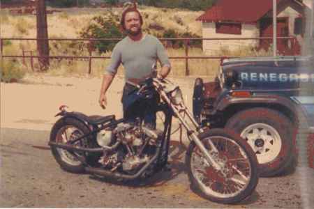My friend Ron Andrade & his fast Harley
