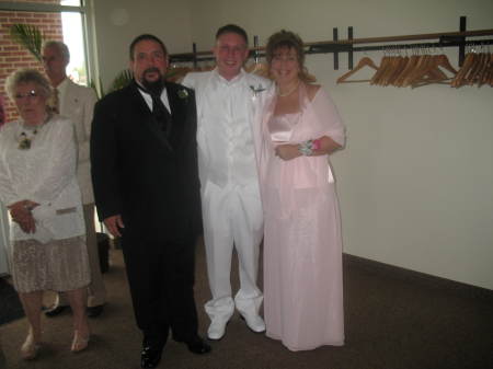 my son's wedding last year