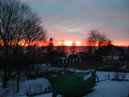 Sunrise on beautiful Penobscot Bay