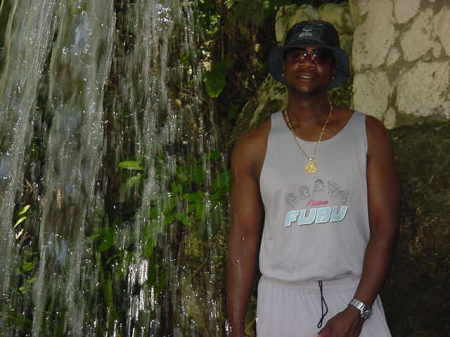 Coolin off at a Spanish waterfall