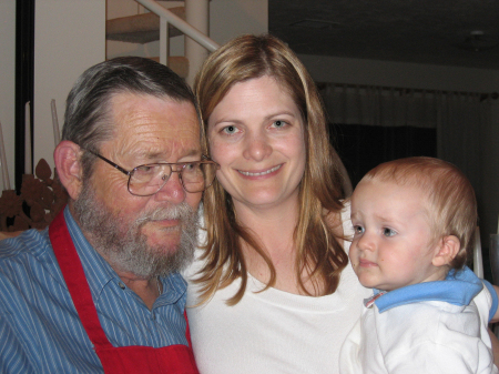 Our daughter, Jennifer, and Grandson, James Berson Moore IV (Quatro)