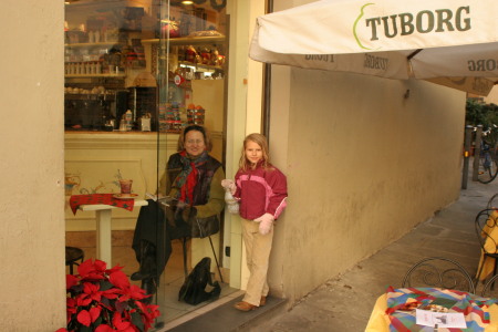 Sheila and Kira in Florence