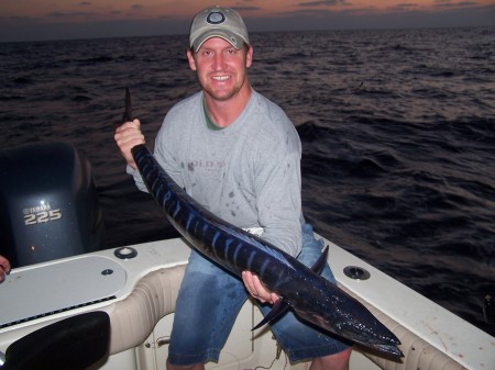 My brother's first wahoo.