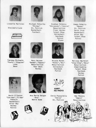 St Ferdinand Class of 1989 Yearbook