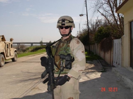 My oldest son Eddie in Mosul, Iraq