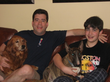 Greg and David Lyles with Hounds 08