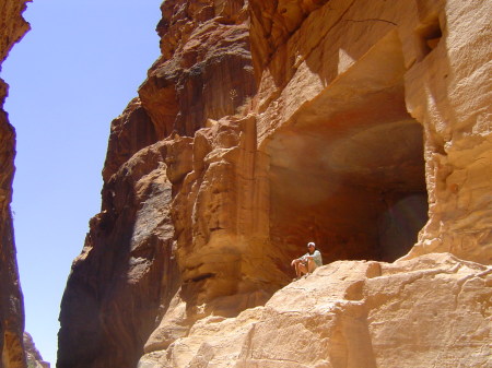 Anne in Petra