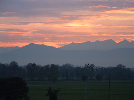 Sunset in Turin