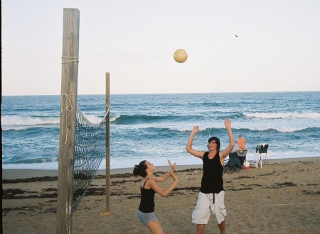 Brittany and Alex on the Beach at Duck NC