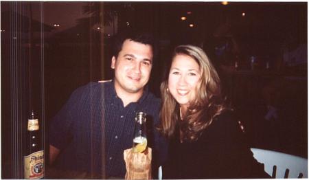 My brother, Monte, and I at Sam's Boat in Sugarland ~ 2003