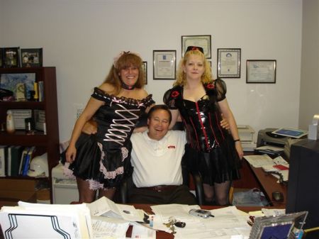 me, Julie and our boss............