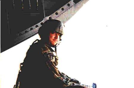 Me flying in the Army