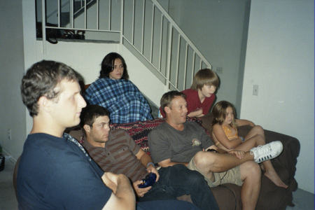 Chris, Kris, Nicole, Ian, Tiffani with Uncle Steve