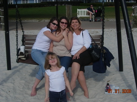 Orlando in January 2008 with my girls....