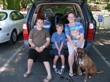 Liam, Connor, and mom