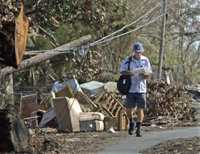 Delivering Mail after Katrina