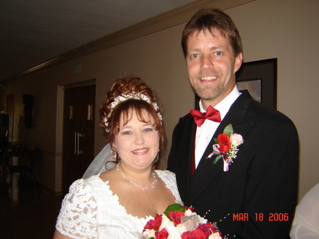 My husband Tony & I march 2006