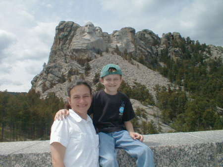 With Joshua at Mt. Rushmore, June 2008
