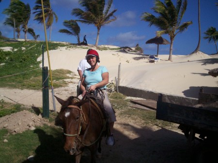 just horsing around in Punta Cana