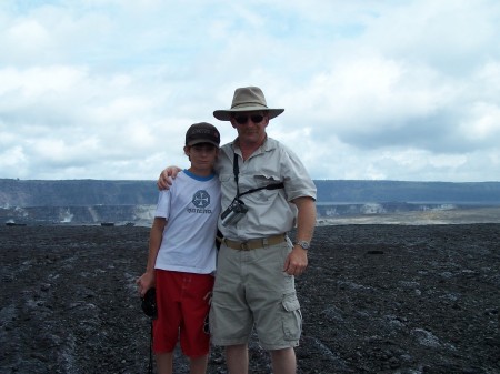 Me and Alex at Kilauea Caldera on Hilo April '07