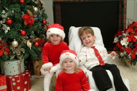 My kids, Christmas 2006