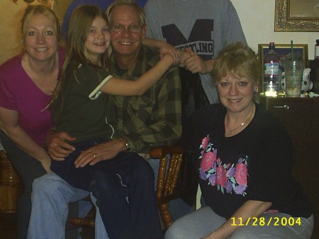 my mom,dad,my daughter kaitlin and I (spring cleaning)