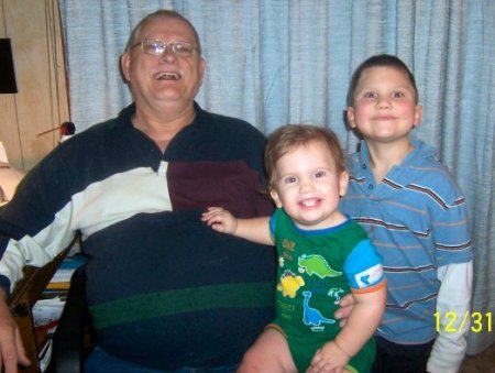 Grandpa with grandsons