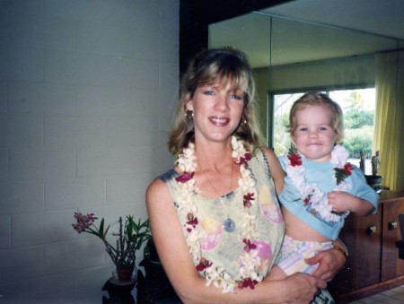 Visiting my mom in Hawaii 1992ish