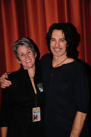 With Rick Springfield