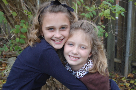 Samantha, 13 and Madison, 9 - Dec '07