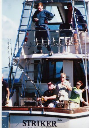 Fighting A Marlin Aboard Striker 2004