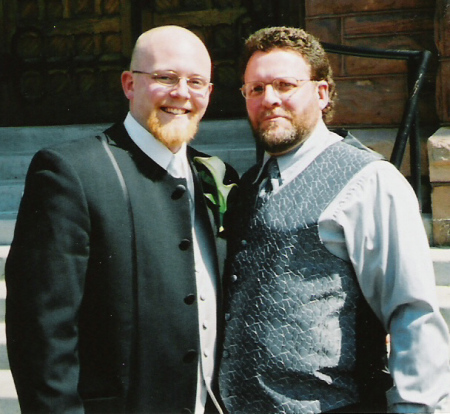 Larry & son Jacob on his wedding day