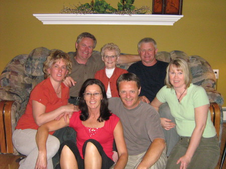My husband Dave, his 2 brothers & their wives