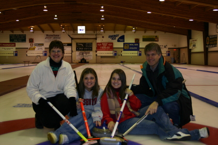 Curling in Beausejour - Christmas 2003