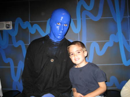 Matt and the Blue Man!