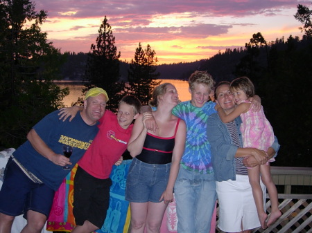 My family in Pinecrest, CA.