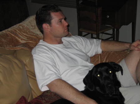 My husband Jim and our dog Daisy