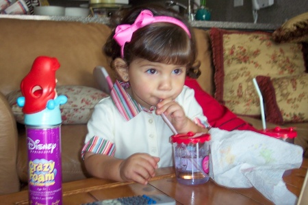 Daniella at two years of age
