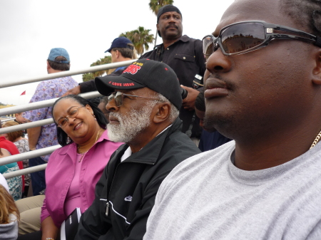 My HUSBAND,dad & sis in background