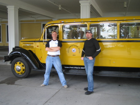 Brian & Ed in Yellowstone for my BIG 40 Birthday.
