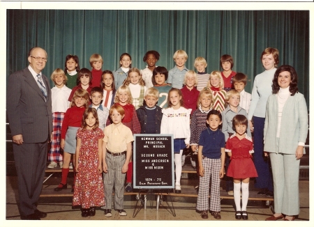 Newman Elementary 2nd Grade 1974-1975