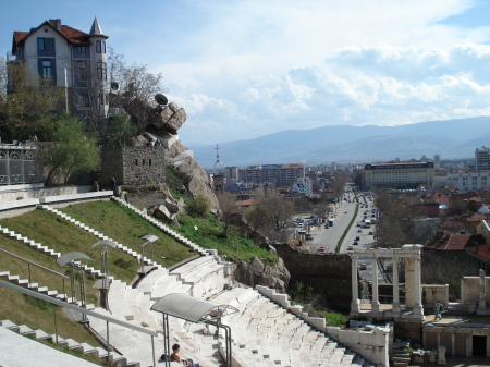 Roman Amphitheatre in Plovdiv Bulgaria, pretty darn impressive!!!