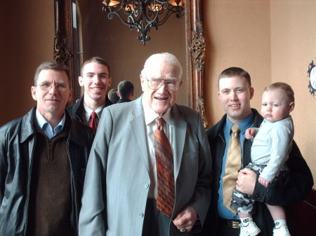 My sons and I with Dr. Joe Boyd