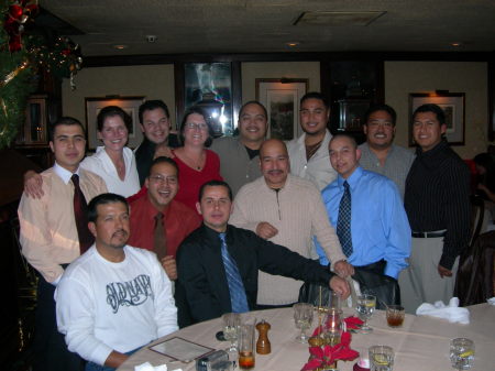 Christmas 2006 with my staff