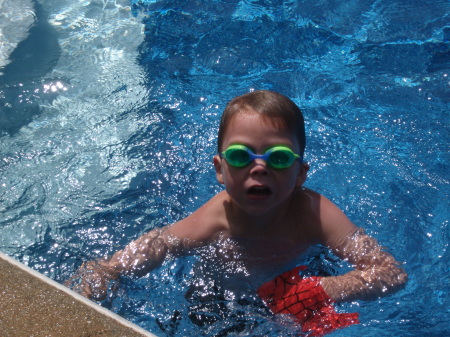 Jay Swimming...