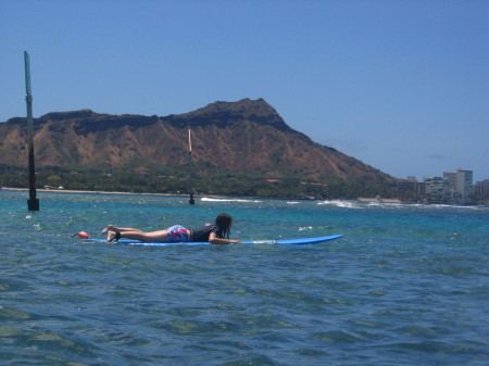 In front of Diamond Head