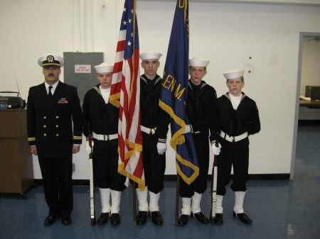 sea cadet color guard