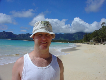 Me on the beach in Hawaii!