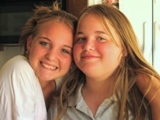 My daughters Kara and Kelsey