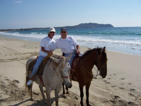 Randy & I in Mexico